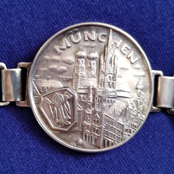 Vintage Germany Bracelet Souvenir Coin Deutschland Rare 7" - Picture 9 of 16